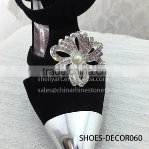 2016 New Design Flower Rhinestone Crystal Shoe Clips thumbnail-1