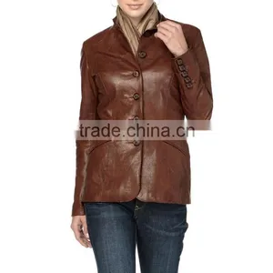 Ladies Leather Jacket thumbnail-1