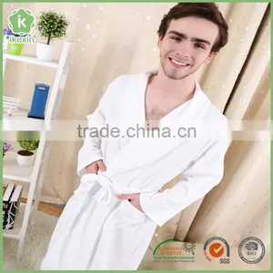 Promotion Hemmed Dyed Microfiber Adult Bathrobe thumbnail-2