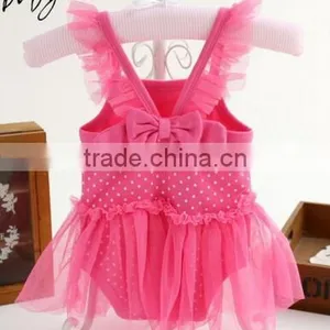 Summer Dresses Fashion Girls Baby Dress Princess Party Cute Big Bow Kids Girls Dress Tutu Kids Clothes thumbnail-1
