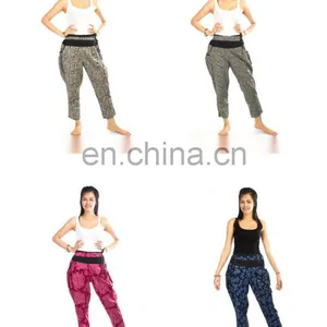 Lofbaz Women's Modernic Printed Hmong Cotton Boho Pants thumbnail-2