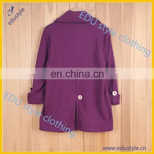 2017 New Style Plain Women Coat for Sale thumbnail-2