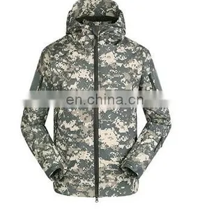 Waterproof Breathable Camouflage Softshell Jacket thumbnail-4