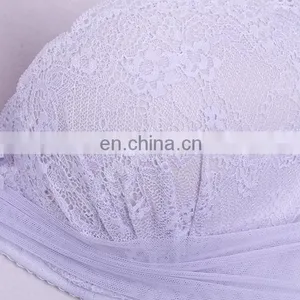 China Factory Comfortable Light Purple Padded Push Up Young Lady Bra thumbnail-5