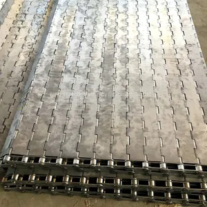 Best Bear Capacity 2.0mm Thick Stainless Steel Chain Plate Conveyor Belt thumbnail-1