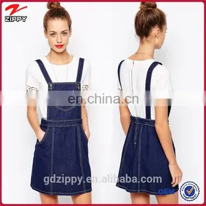 Express Dresses Glamorous Denim Pinafore Dress for Girls thumbnail-1