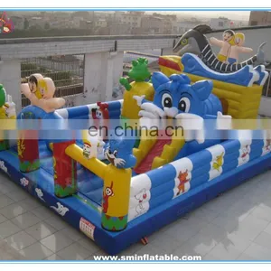 2016 Funny Game Inflatable Amusement Park,inflatable Funcity,inflatable Jumping Bouncer Slide for Kids thumbnail-2