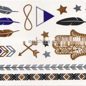 Shining Accessories Gold Body Tattoo thumbnail-1