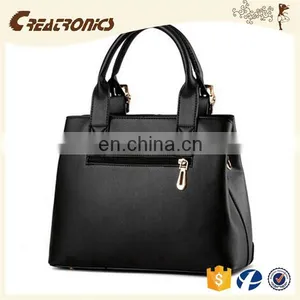 CR More Than 11 Years Experience pu Material Tote Bag Woman Handbag in Stock Rose Red Colors New Stylish Lady Leather Handbag thumbnail-3