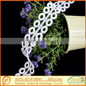 Trimming Laces Manufacturer And Bluk White Lace Fabric thumbnail-2