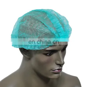 Colourful Non Woven Disposable Bouffant Cap/Hot Sales Medical Cap thumbnail-1