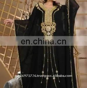 Abaya Jalabiya Jilbab Islamic Arabian Khaleeji Thobe thumbnail-2