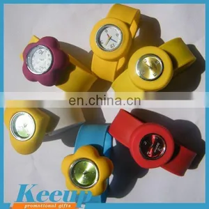 Creative Design Custom Slap On Children's Silicone Watch thumbnail-1