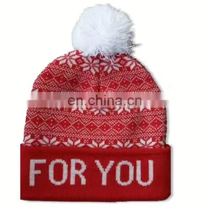 Hot Sale Fashion 100 Acylic Wholesale Beanies Hats With Custom Embroidery thumbnail-6