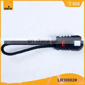 Customized Rubber Zipper Puller Slider With Rope LR10002 thumbnail-1