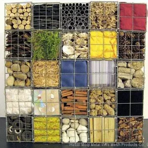 Hot Sale Welded Stone Cage Wire Mesh / Gabion Basket / Gabion Fence For Garden Design thumbnail-1