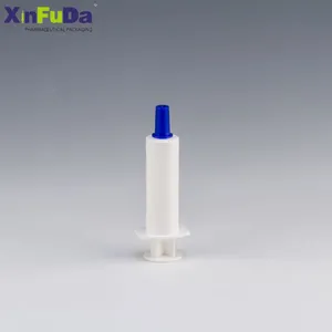 Plastic Measured Dosage Flexible Needle 20cc Cow Mastitis Medicine Syringes With Caps thumbnail-1