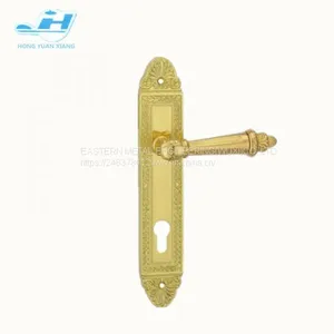 GP Steel Lever Handle Mortise Lock Door Handle With Cylinder Hole Used in Wooden Door or Bathroom thumbnail-2