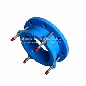 Ductile Iron Universal Wide Range Flange Adaptor for PE Pipes thumbnail-1