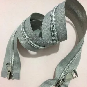 TXT Brand #5 Nylon Zipper With #golden Teeth##silver Teetn# Open End Garment Home Textile Suitcase and Bag Shoes thumbnail-3