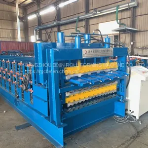 Three Layers Galvanized Color Steel Sheet Roll Forming Machine thumbnail-3