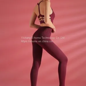 New Design High Waist Tight Yoga Women Tights New Seamless Leggings Set thumbnail-5