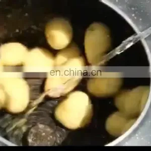 Restaurant Electric Industrial Potato Peeling Peeler Machine / Commercial Potato Washing Peeling Machine for Sale thumbnail-1