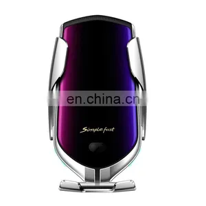 Phone Holder 10W Car Wireless Charger Charging Qi For Iphone For Samsung 2020 New Product Factory Wholesale R1 Car Charger thumbnail-1