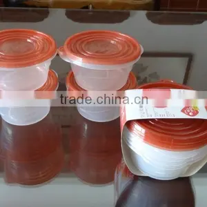 Good Selling 4 Pcs Plastic Food Storage Container 760ml thumbnail-1