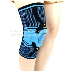 Nylon Knee Brace Sports With Silicon thumbnail-1