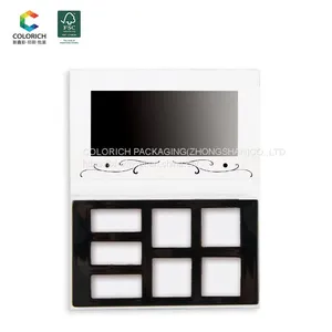 Makeup Sets Yellow Cameleon Eyeshadow Pallete Packaging Paper Magnetism Materials Empty Eyeshadow Pallets thumbnail-4