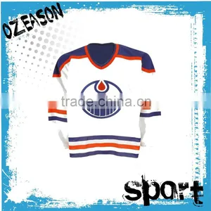 Custom White Ice Hockey Jersey for Ice Hockey Team thumbnail-2