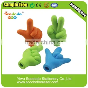 Different Design Finger Shaped Erasers Factory thumbnail-1
