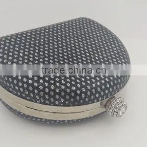 Brilliant Diamond Metal Frame Luxury Evening Party Clutch Bag For Women thumbnail-2