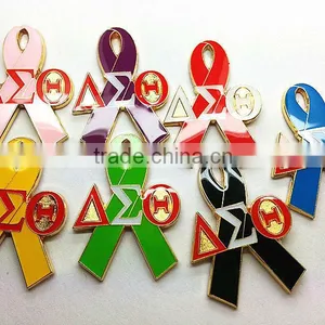 Colourful HIV AIDS With Butterfly Lapel Pins thumbnail-1