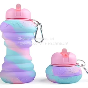 Portable Drop Proof and Leak Proof Silicone Water Cup（Wechat:13510231336） thumbnail-2