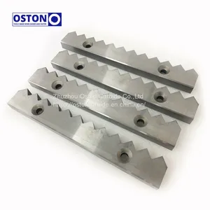43X43X19.5mm Tungsten Carbide/Tool Steel Rotary and Stationary Blades for Micromat 2500 Shredder thumbnail-2