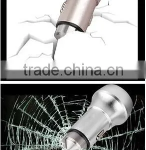 Double Speed High Quality Safety Hammer Car Charger Iphone Car Charger thumbnail-3