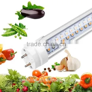HOT Sale t8 Pinky Led Plant Grow Light Tube Hydroponic Tube Factory Direct Price Integrated t8 Led Light Tube for Vegs thumbnail-1