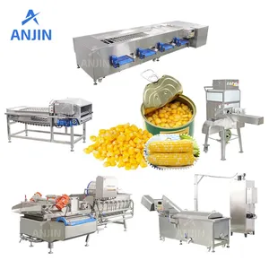 Automatic Fresh Corn Processing Line Sweet Corn Kernel Seperating Threshing Machine thumbnail-1