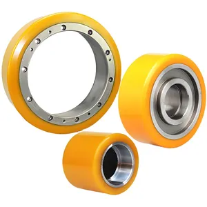 Electric Warehouse Forklift Wheels & Pallet Truck Drive Wheels - Wear-Resistant, Quiet Polyurethane & Nylon Wheels thumbnail-1