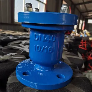 China Factory Automatic Exhaust Valve Ductile Iron Flange Single Hole Air Vent Valve Pressure Release Valve thumbnail-5