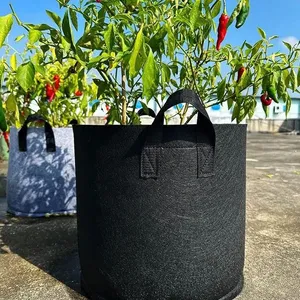 Eco-Friendly Fabric Grow Bags for Indoor and Outdoor Plants thumbnail-3