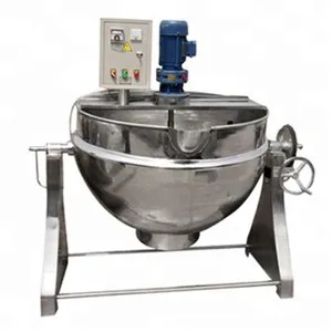 Industrial Electric Heating Pressure Cooker/jacket Kettle With Agitator thumbnail-1