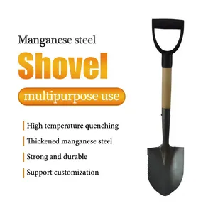 Ghana Gemlight Customized Color Fiberglass D Handle Farming Shovel thumbnail-2