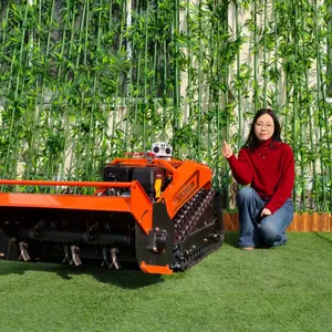 Fast Cutting Commercial Zero Turn Lawn Mowers High Efficiency Intelligent Design Remote Control Mower With Mulcher thumbnail-1