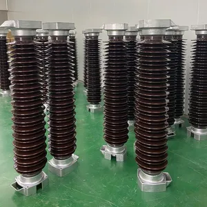 Customized High-Voltage 11kv 20kv 220kv Lightning Arrester With Composite Silicone Housing thumbnail-5