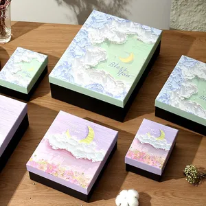 Paper Packaging Gift Box With Lid thumbnail-5