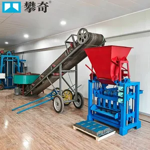 Automatic Solid Block Making Machine Concrete Brick Making Machine Brick Forming Machine With Optional Hopper Mixer and Conveyor thumbnail-1
