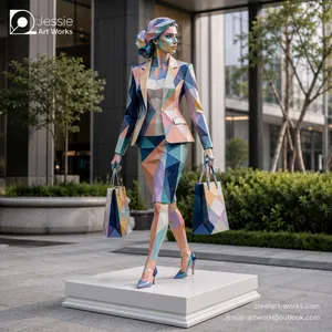 Office Building Figure Statue for Public Interior Art thumbnail-1